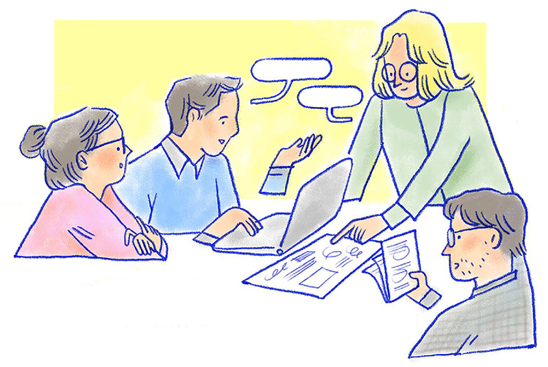 Rencontre illustrée avec l'équipe de recherche La Physique Autrement